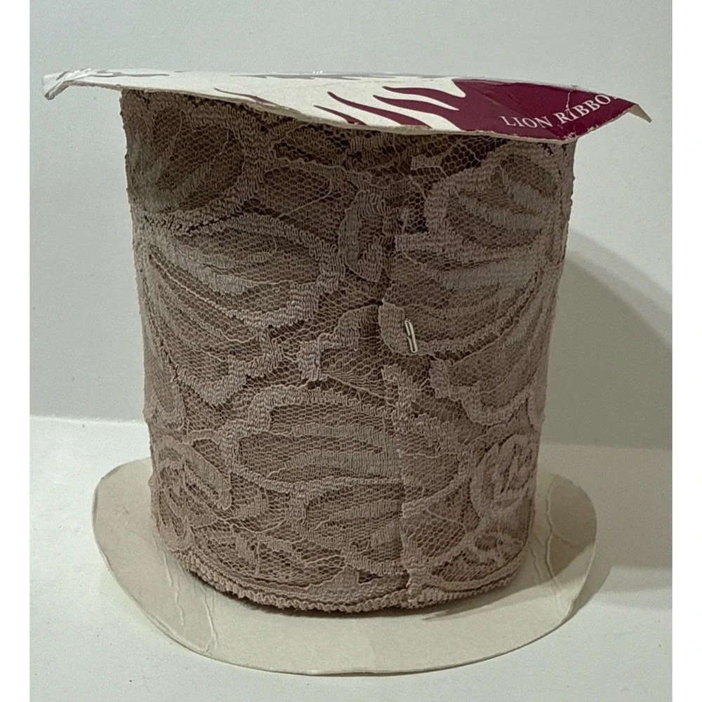 Lion Ribbon Company Finesse 120 Taupe 4 3/8
